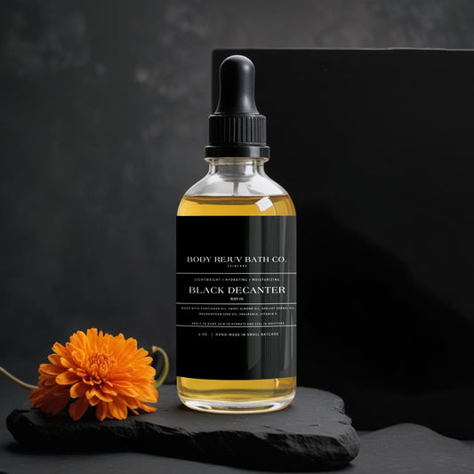 Black Decanter Body Oil