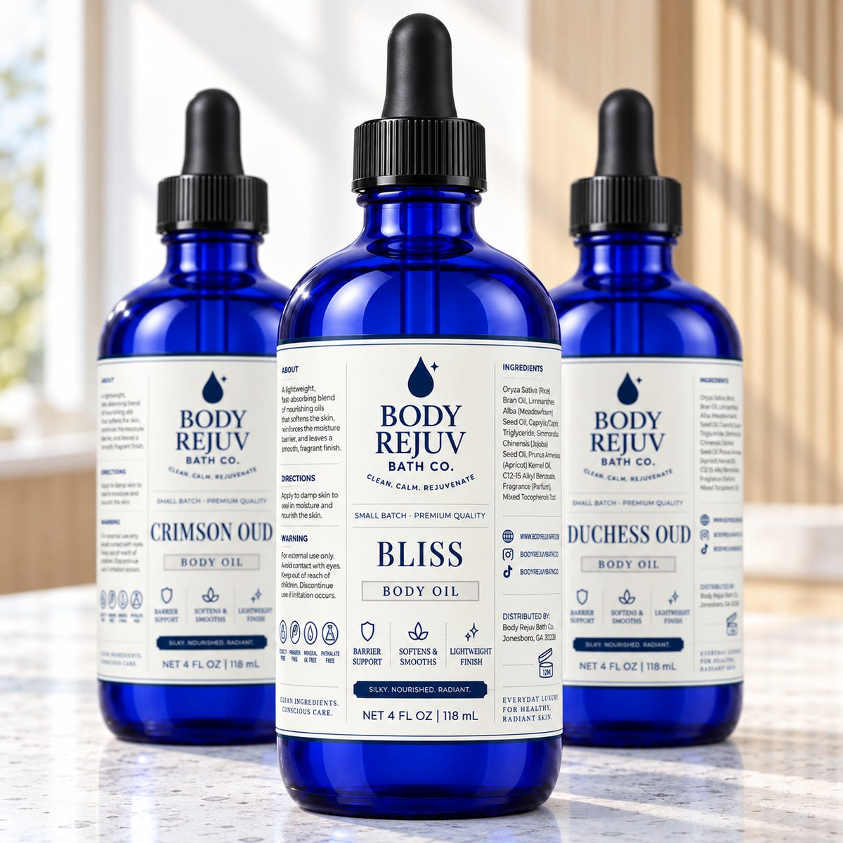 3 Body Oils (2 oz.) - $32.95