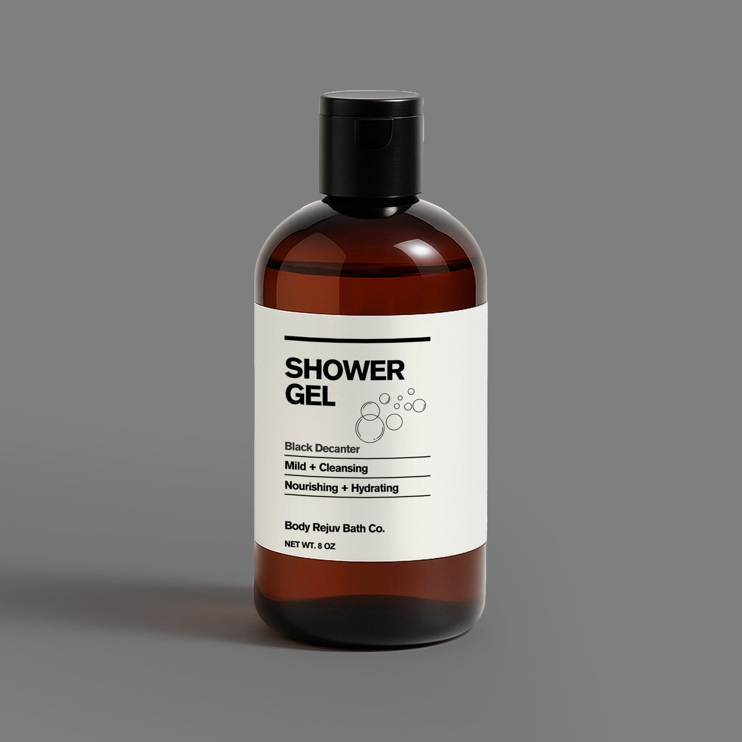 Black Decanter Shower Gel