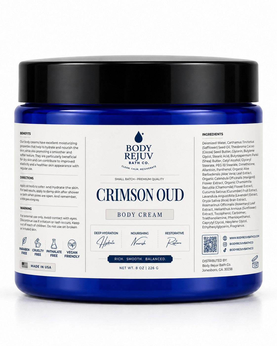 Crimson Oud Body Cream (Inspired by Oud Satin Mood by Maison Francis Kurkdjian)
