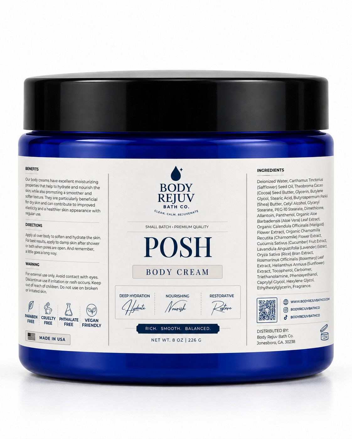 Posh Body Cream (Inspired by Baccarat Rouge 540)